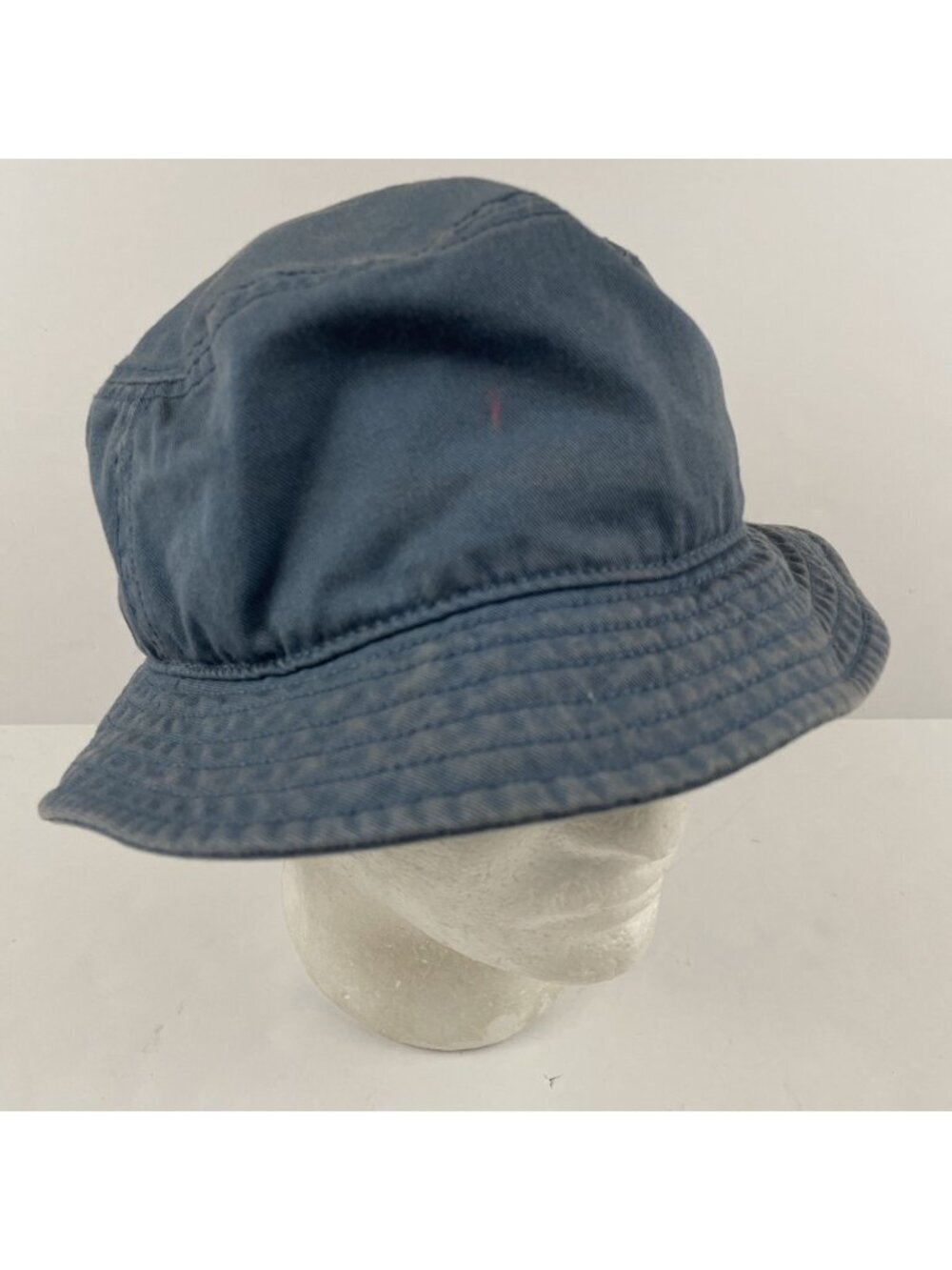 Adidas Aeroready Bucket Hat Cap Adult Blue Cotton Canvas Embroidered Hike Fish